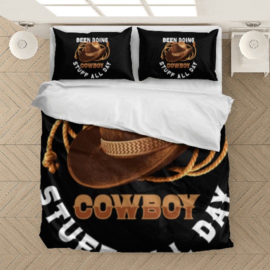 Cowboy Barn Bull Rider Rodeo Country Western Gift Bedding Sets