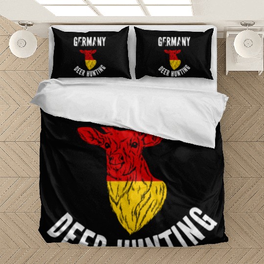 Germany Deer Hunting Buck Stag German Hunter Bedding Sets