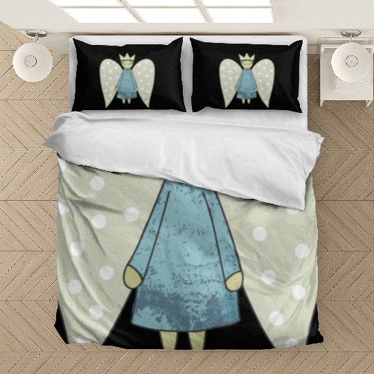 The Flight of the Christmas Angel Bedding Sets