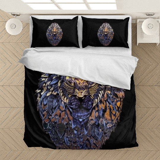 Beautiful Painting of a Lion of my Paintings Bedding Sets