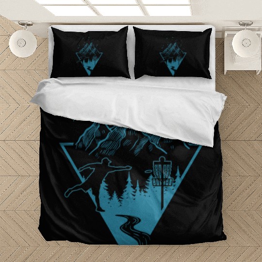 Disc Golf - Disc Golfing Player Ultimate Frisbee Bedding Sets