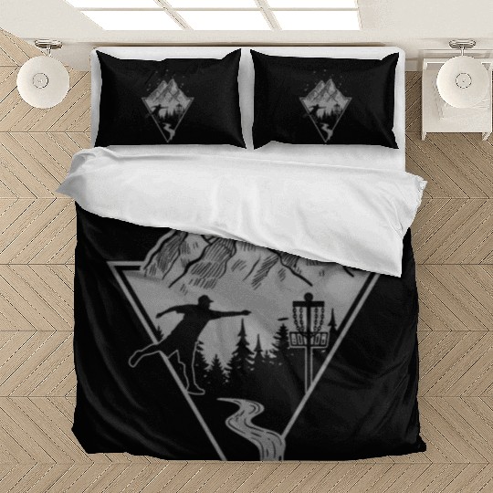 Disc Golf - Disc Golfing Player Ultimate Frisbee Bedding Sets
