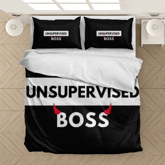 UNSUPERVISED BOSS FUNNY CUTE DESIGN Bedding Sets