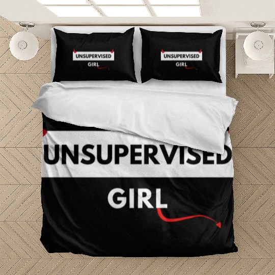 UNSUPERVISED GIRL FUNNY CUTE DESIGN Bedding Sets