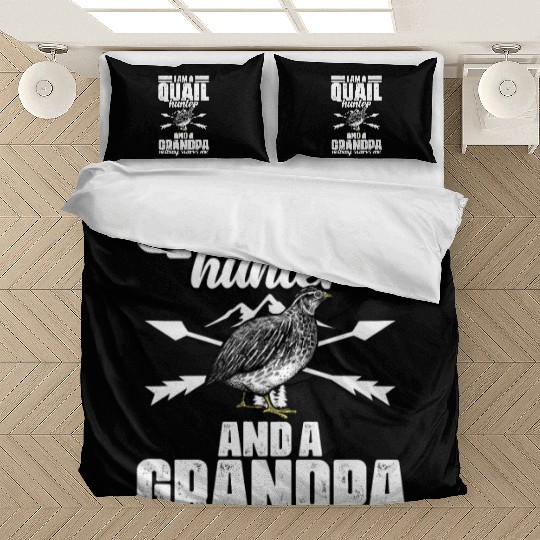 Funny Quail Hunting Hobby For Bobwhite Quail Bedding Sets