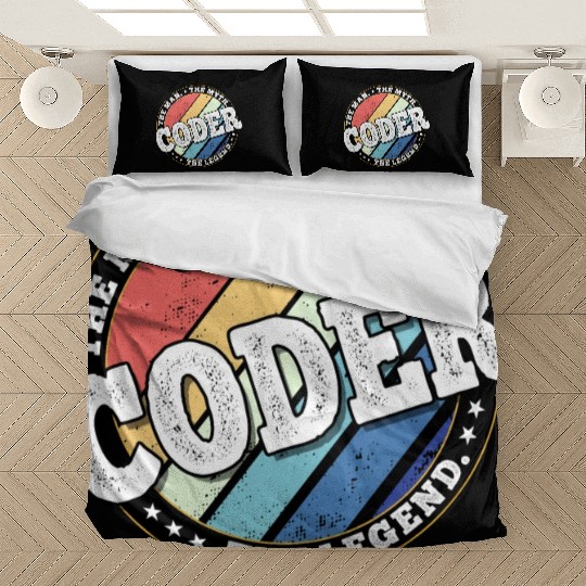 Coder. The man. The myth. The legend. Bedding Sets
