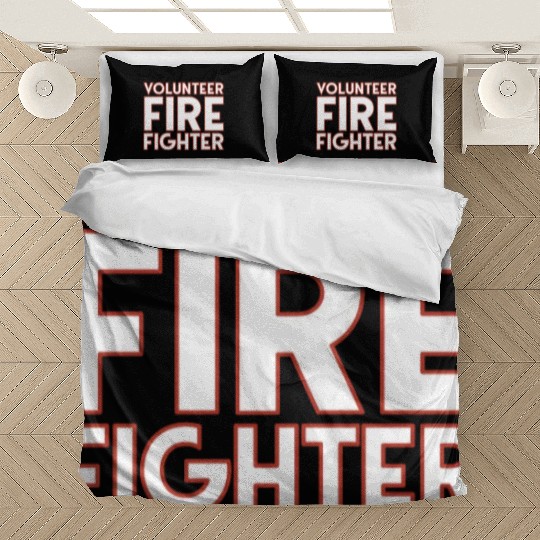 Volunteer Fire Fighter Fire Department Firefighter Bedding Sets