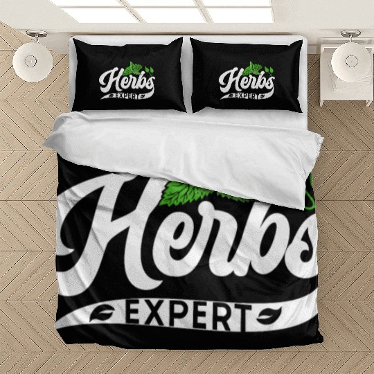 Herbs Expert Gardening Herbalist Herb Herbalism Bedding Sets