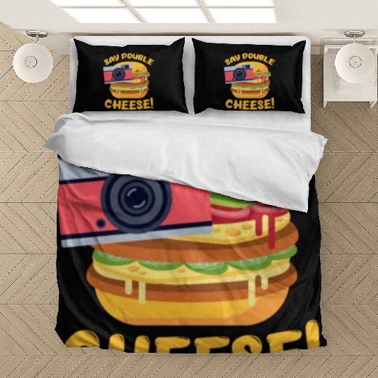 Say Double Cheese Burger Bedding Sets
