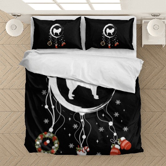 dog dreamcatcher Christmas Finnish Lapphund Bedding Sets