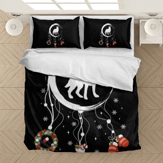 dog dreamcatcher Christmas German Shepherd Bedding Sets