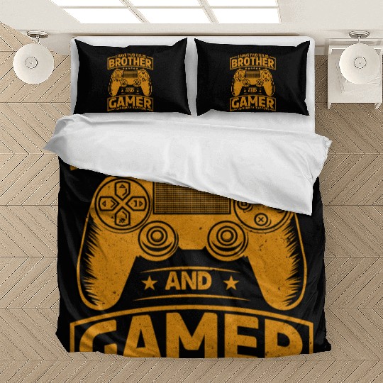 I Have Two Titles Brother And Gamer Bedding Sets