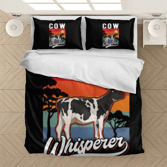 Cow Whisperer Cattle Farmer Bedding Sets