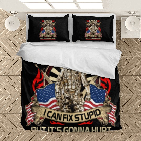 Afghanistan veteran Grumpy old man Bedding Sets