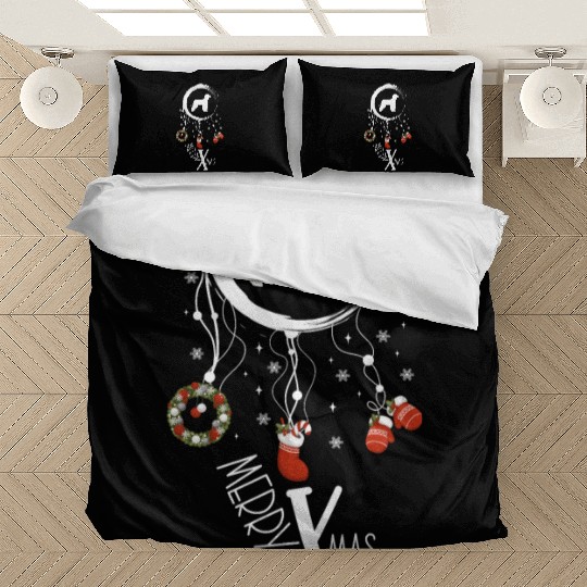 dog dreamcatcher Christmas Irish Water Spaniel Bedding Sets