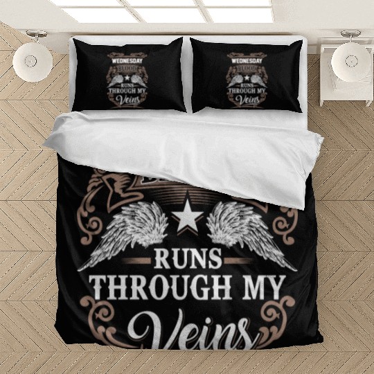 Wednesday Name Bedding Sets - Wednesday Blood Runs Thro