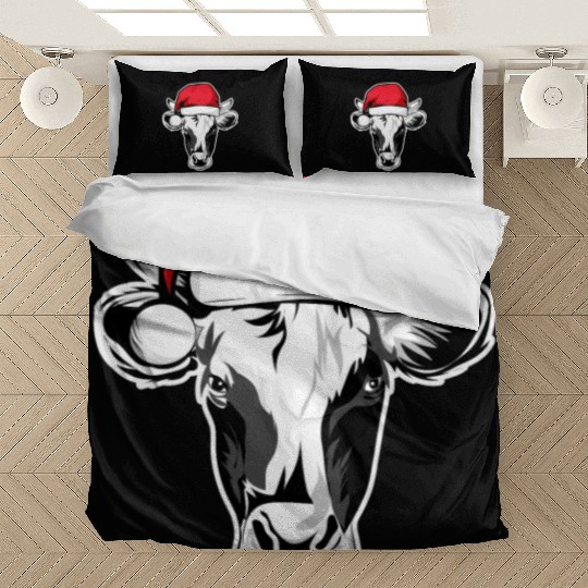 Christmas Animals Cattle Xmas Farmer Bedding Sets