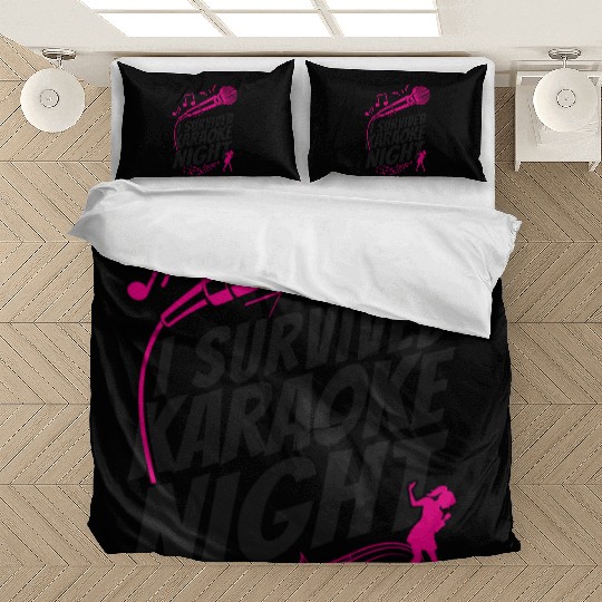 Karaoke Singer I Survived Karaoke Bedding Sets