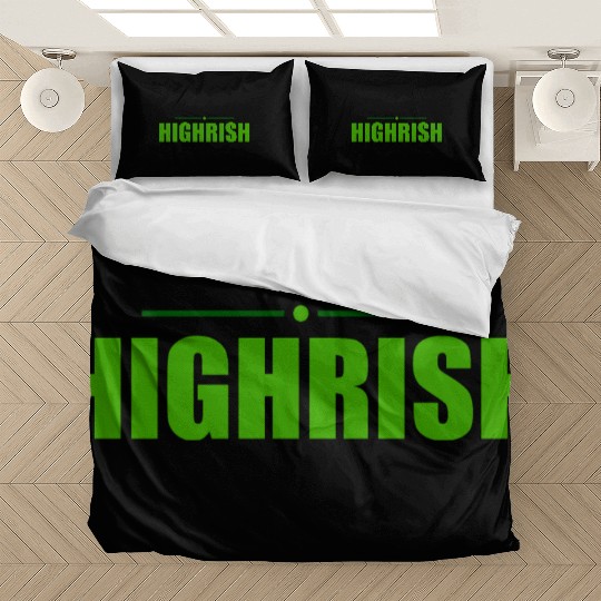 Highrish Weed Marijuana St Patricks Day Bedding Sets