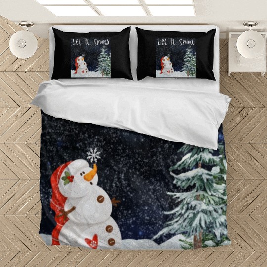 Snowman - Let it snow Bedding Sets