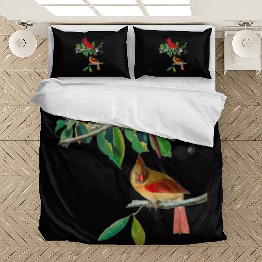 Cardinal Grosbeak from Birds of America Bedding Sets
