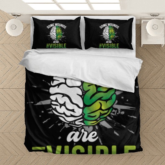 Mental Health Some Wounds Are Invisible Bedding Sets