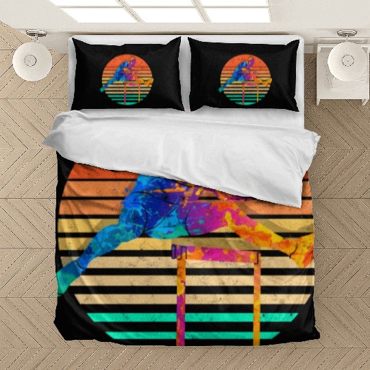 Track And Field Runner Athelitcs Running Sport Run Bedding Sets