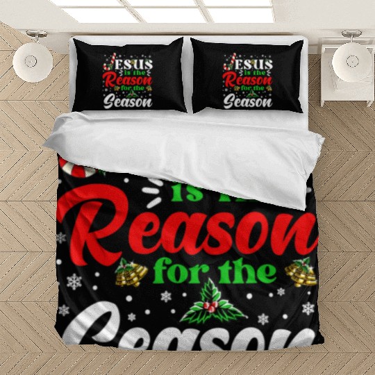 Jesus Is The Reason For The Season Christmas X Mas Bedding Sets