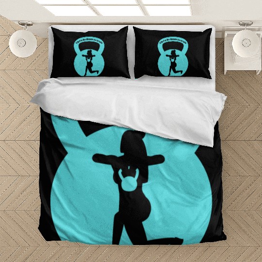 GYM Girl who loves to train Bedding Sets