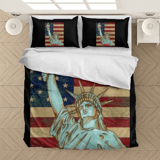 LOVE-Statue of Liberty Bedding Sets