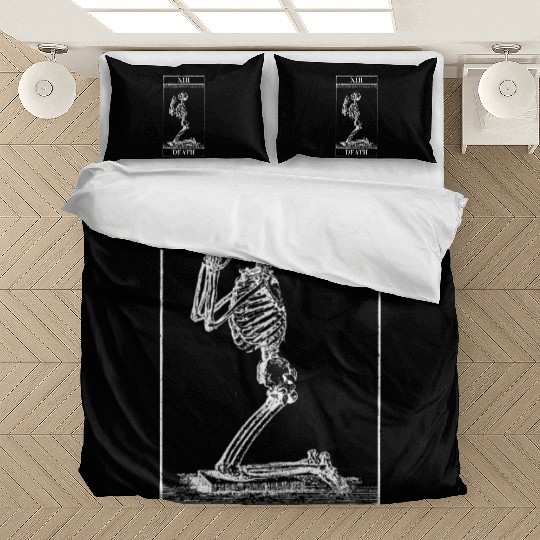 Vintage Death Tarot Card Bedding Sets