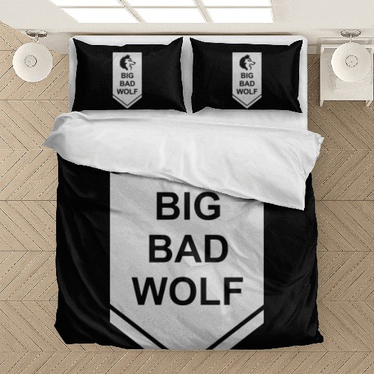 big bad wolf quote Bedding Sets