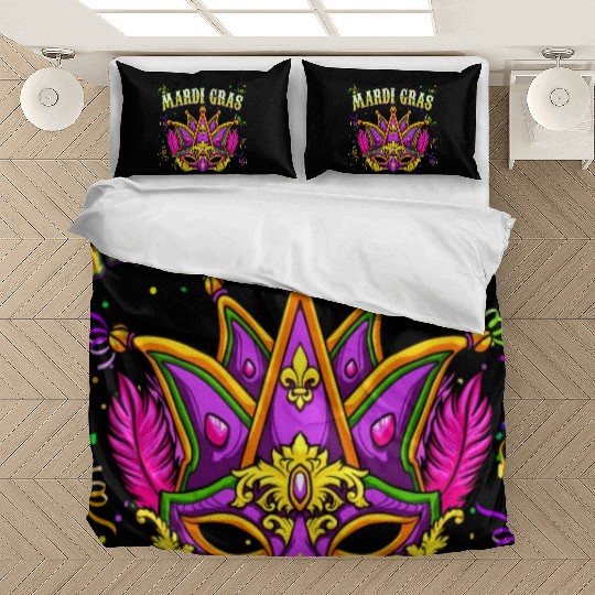 Cool Mardi Gras Mask - Mardi Gras Bedding Sets