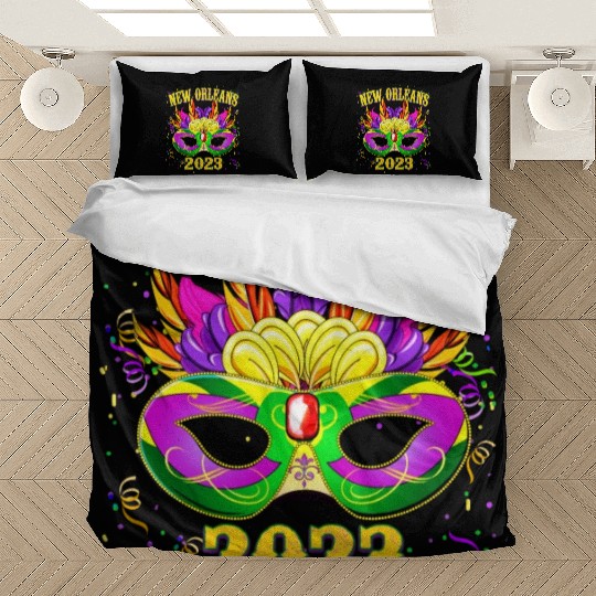 New Orleans Mardi Gras 2023 Bedding Sets