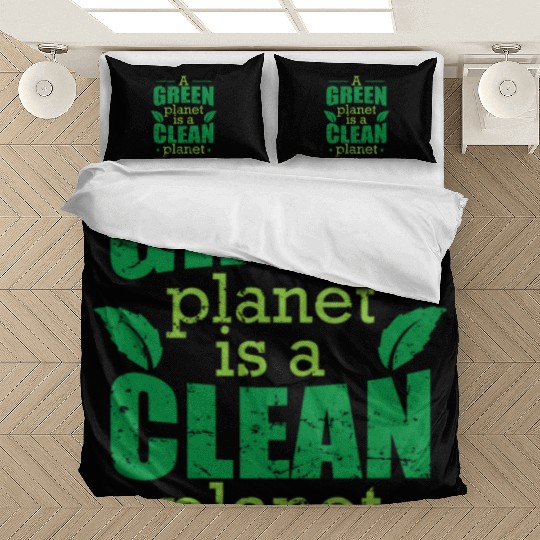 A green Planet is a Clean Planet Nature Bedding Sets