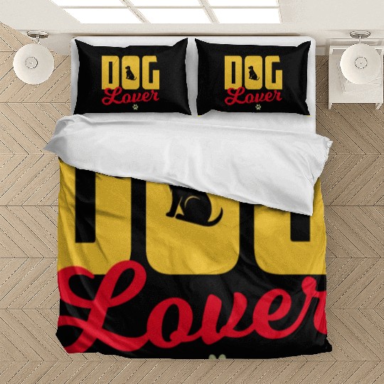 Dog Lover Paw Cute Puppy Owners Pet Lover Gifts Bedding Sets