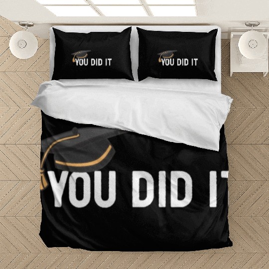 You Did It Graduated Graduation Congratulations Bedding Sets
