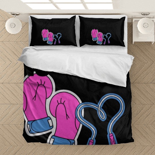 pink boxing gloves - No Fear No limits Bedding Sets