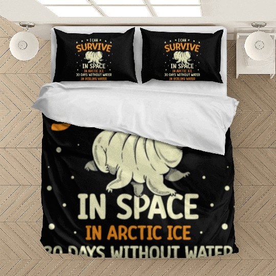 Moss Piglet Science Biology Tardigrade Lover Bedding Sets