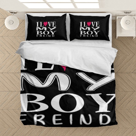 I Love My Boyfriend Bedding Sets I Heart My Boyfriend