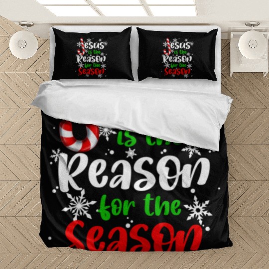 Jesus is The Reason for the Season Candy Christian Bedding Sets