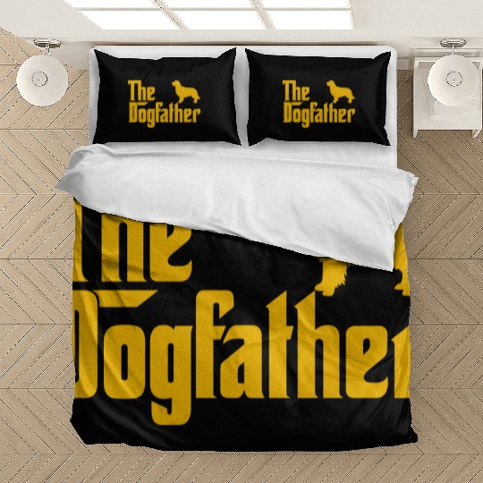 Golden Retriever Dogfather Dog Lover Godfather Sty Bedding Sets
