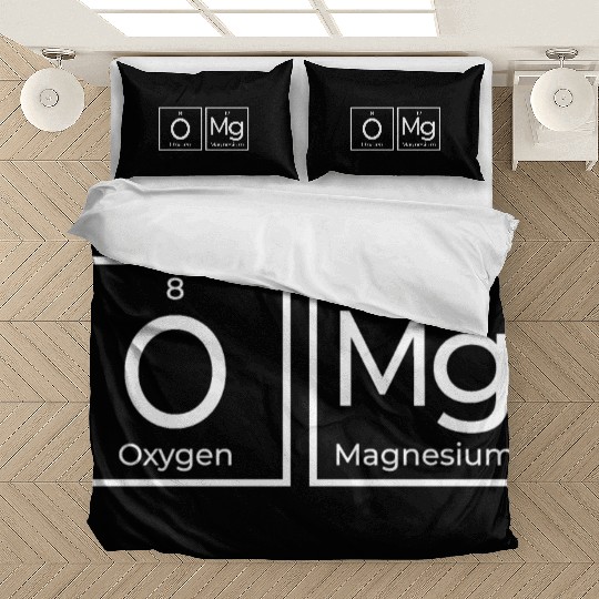 OMG Periodical Table Chemistry Science Geek Gifts Bedding Sets