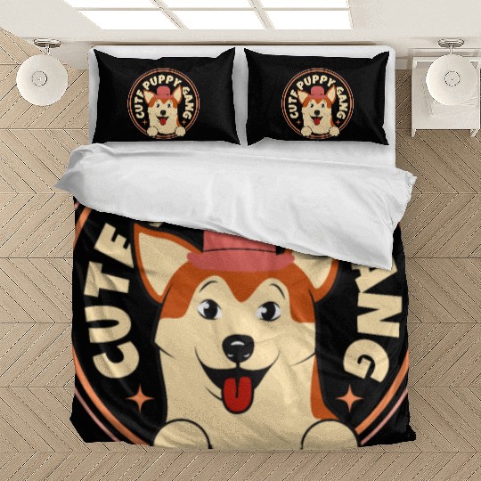 Cute Puppy gang Bedding Sets