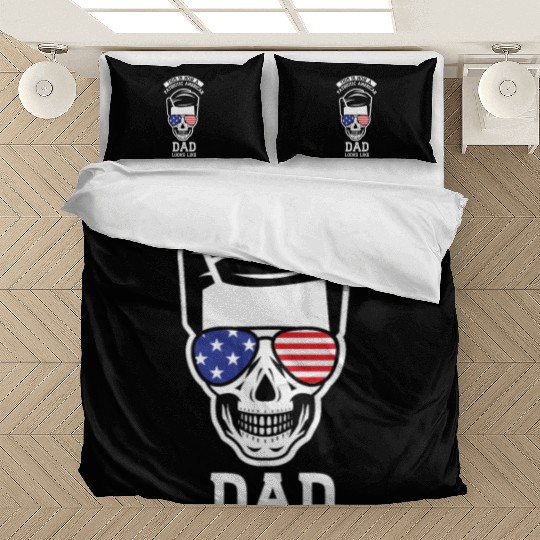 This Is How A Patriotic American Dad Looks Like US Bedding Sets