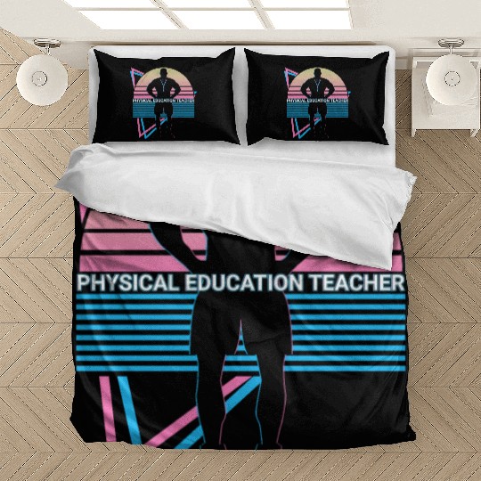 Physical Education Teacher PE Teacher Retro Bedding Sets