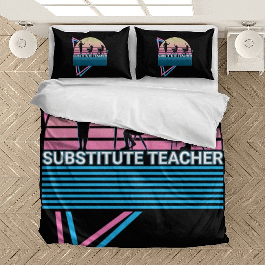 Substitute Teacher Retro Bedding Sets