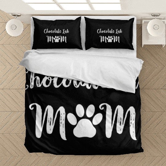 Chocolate Lab Mom Dog Lover Bedding Sets