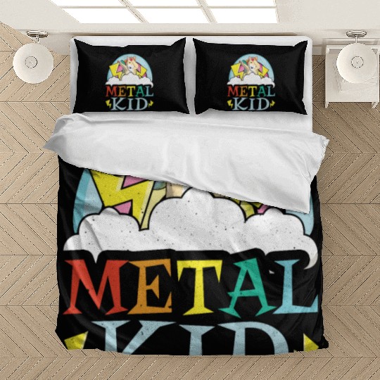 Guitar Metal Kid Music Rock Dab Unicorn Kawaii Bedding Sets