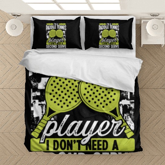 Paddle Tennis Player Match Second Serve Team Bedding Sets
